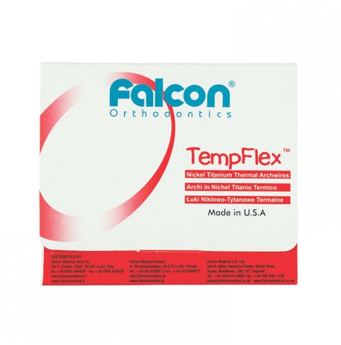 TempFlex NiTi Thermal Euro-Form square archwire upper (Pack of 10 pieces)