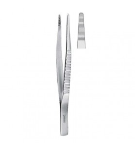 Forceps dissecting Standard (English pattern) serrated 150mm