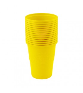 Disposable plastic cups...
