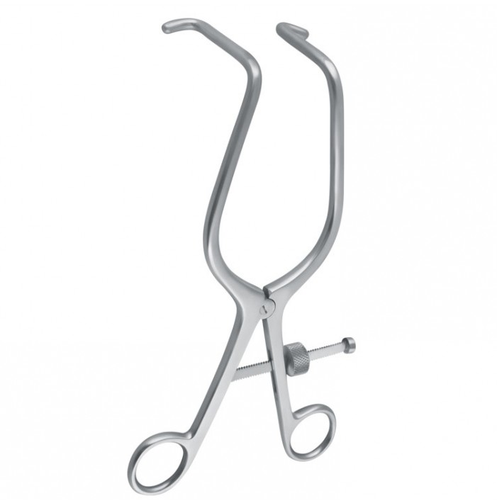 Retractor SR Gelpi KC-style 90 right handed 1x1th blunt 80x200mm