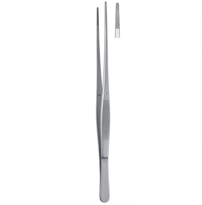 Forceps dissecting Brophy serrated straight 200mm