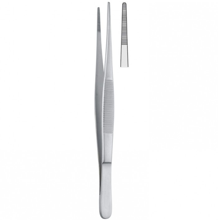 Forceps dissecting Falcon-Fine serrated 160mm