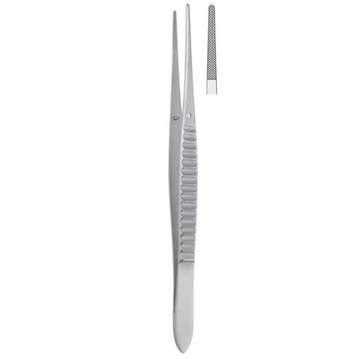 Forceps dissecting Waugh serrated 150mm