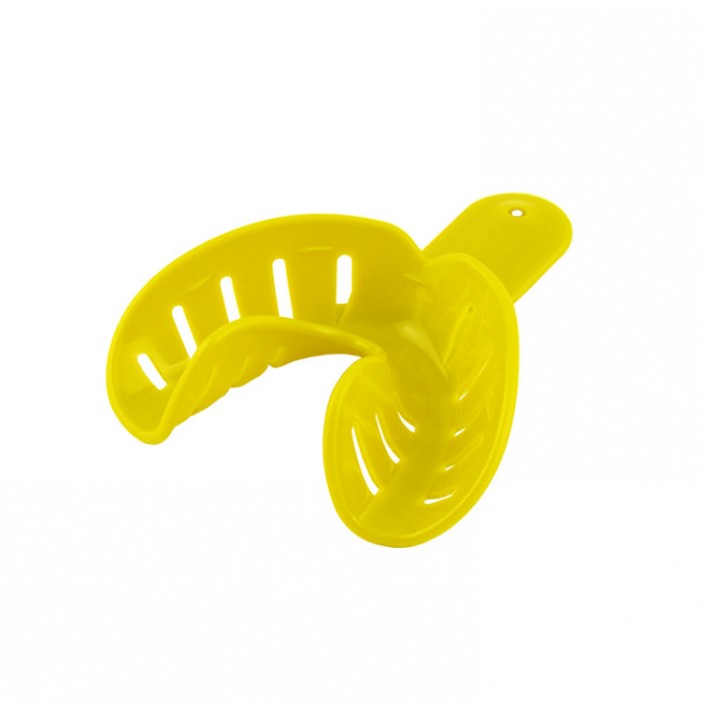 Disposable Orthodontic impression tray lower fig. 5, size L (yellow) 10 pieces