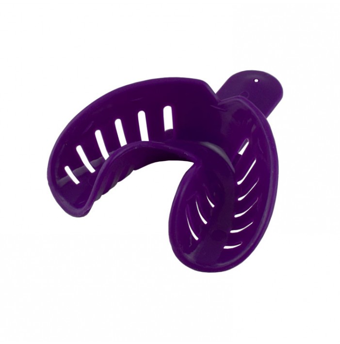 Disposable Orthodontic impression tray lower fig. 6, size XL (purple) 10 pieces