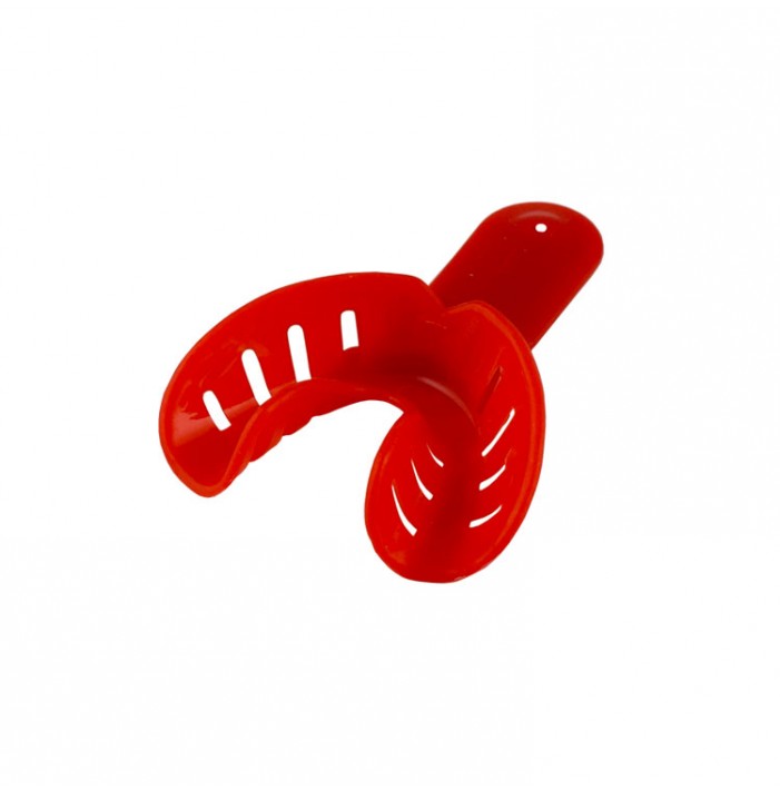 Disposable Orthodontic impression tray lower fig. 1, size XXS (red) 10 pieces