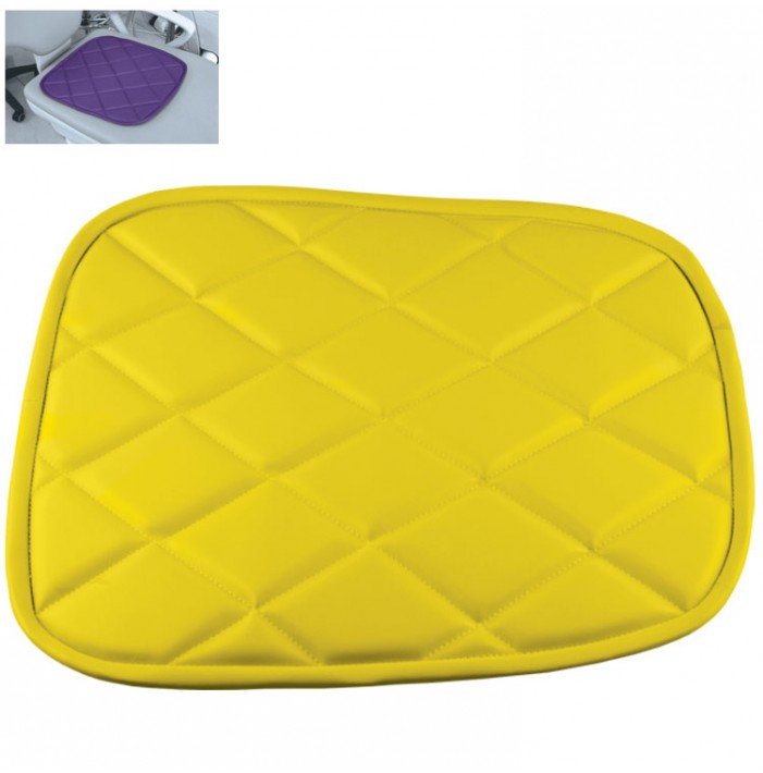 Poduszka ochronna na fotel szer, dł, 53x44cm, żółty