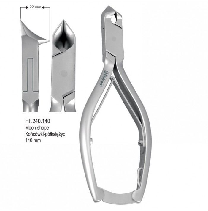 Professional Line Pedicure Nail Nipper moon shape with lock 140mm