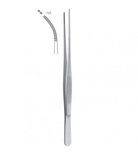 Forceps Dissecting Brophy Tissue 1x2th Curved 200mm
