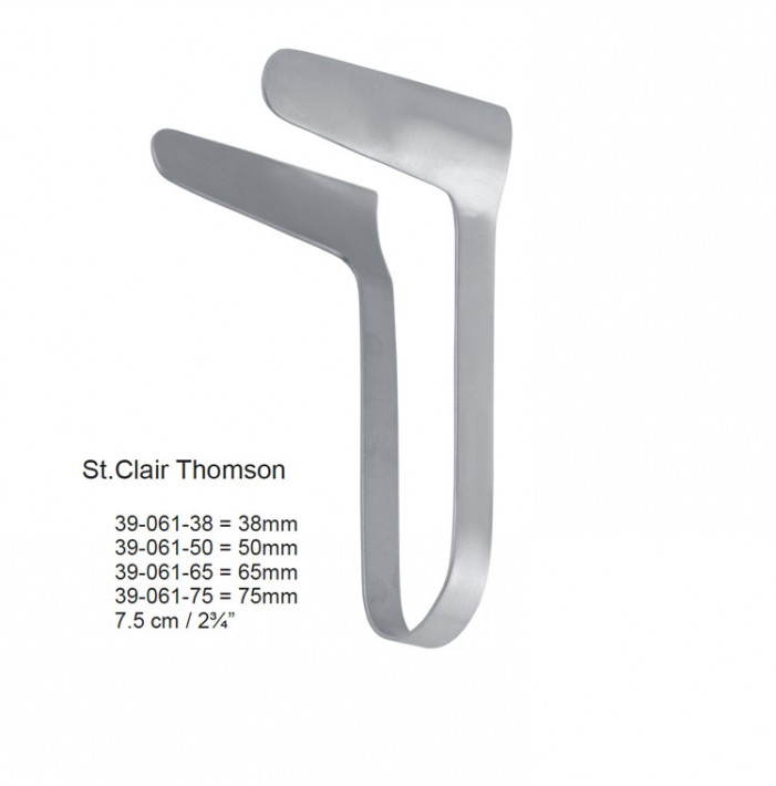 Wziernik nosowy St.Clair Thomson 75mm, 75mm