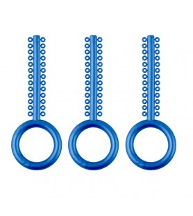 ElastoMax Uno-I ligatury niebieski metalic (40 pasków, 1040 szt.)