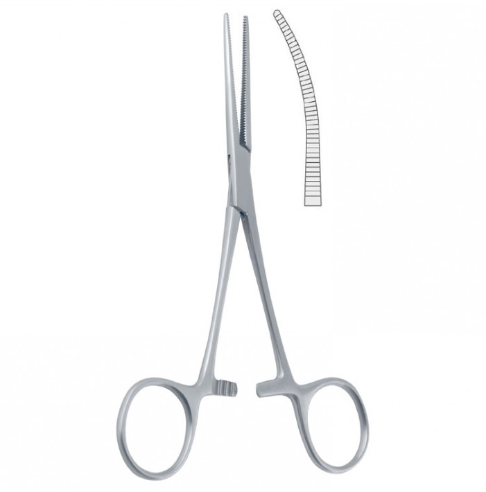 Forceps artery Pean-Delicate curved 130mm
