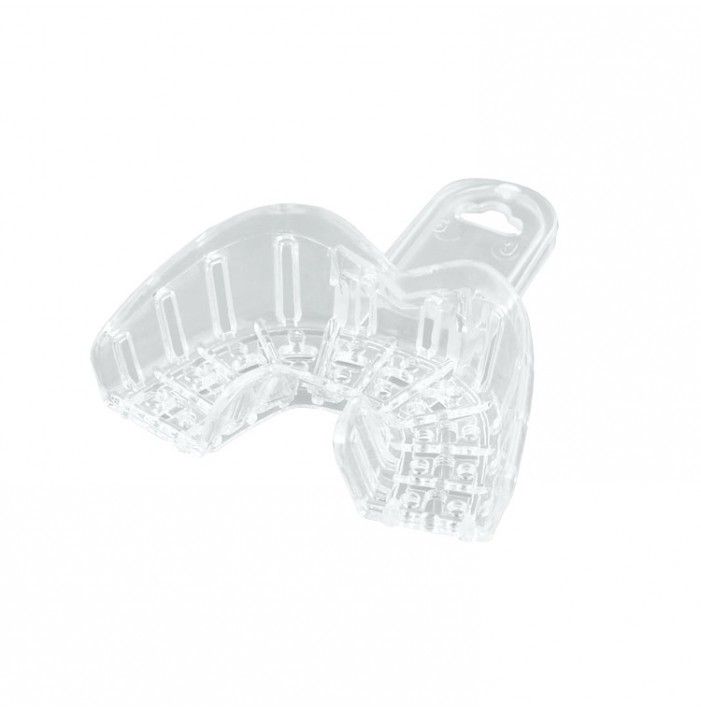 DENTALINE Disposable Impression trays transparent partial anterior fig. 9 (Pack of 10 pieces)