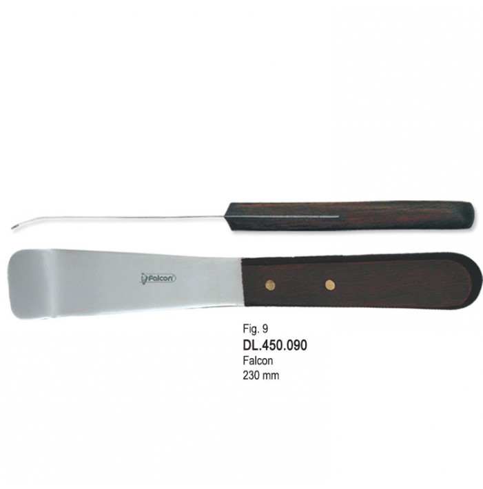 Plaster spatula Falcon fig. 9 rigid 230mm