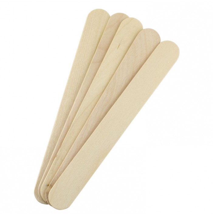 Disposable wooden tongue depressors, non-Sterile 18 x 1.6 mm , 150 mm (Pack of 100)