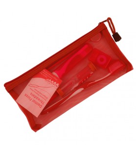 Orthodontic care kit red IV