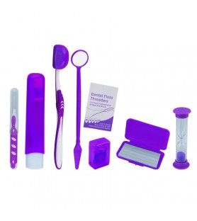 Orthodontic care kit purple IV