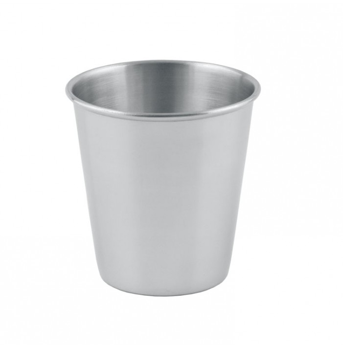 Metal re-usable cup ø 77x80mm, 180ml