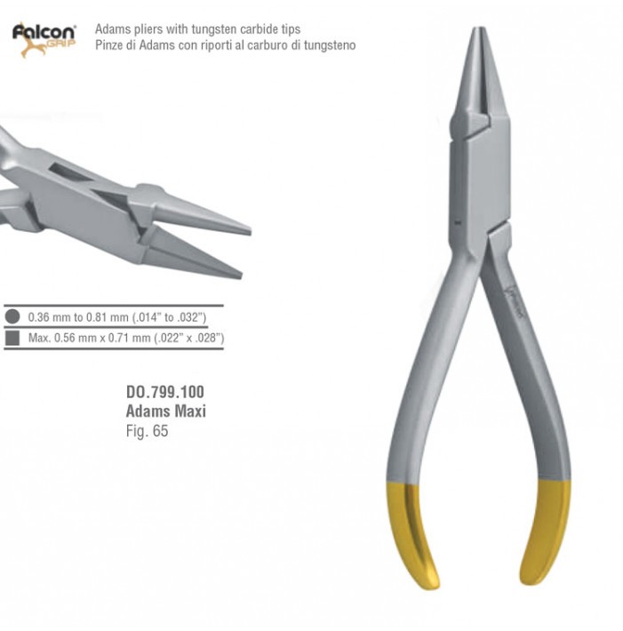 Falcon-Grip Pliers wire bending Adams regular round/flat  TC