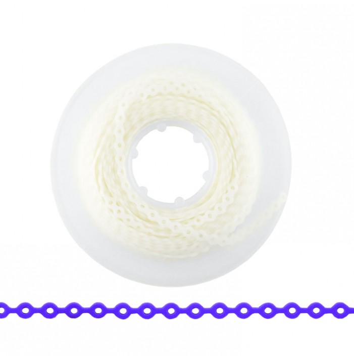 ElastoMax elastomeric chain, latex free, long pearl color (4.5m spool)