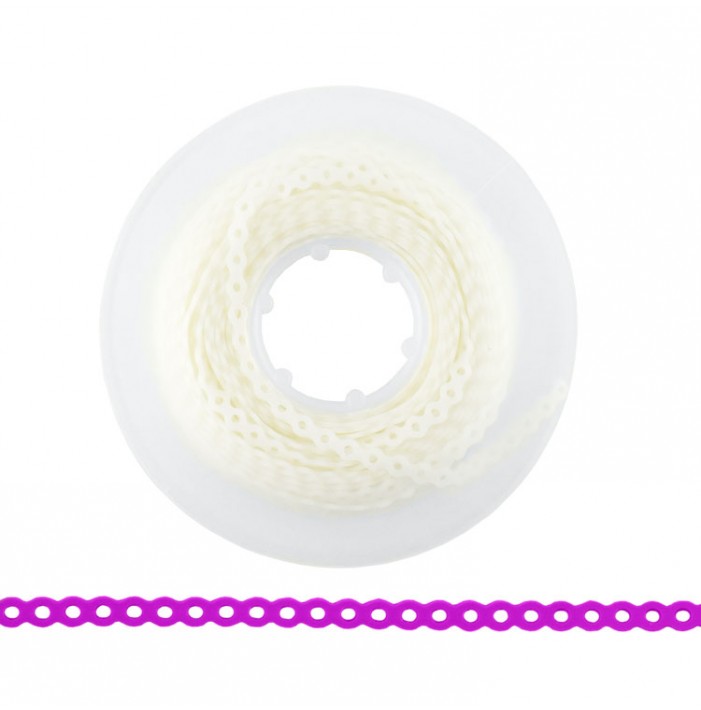 ElastoMax elastomeric chain, latex free, closed pearl color (4.5m spool)