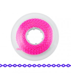ElastoMax elastomeric chain, latex free, long hot pink (4.5m spool)