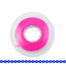 ElastoMax elastomeric chain, latex free, short hot pink (4.5m spool)