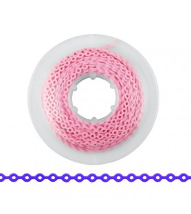 ElastoMax elastomeric chain, latex free, long light pink (4.5m spool)