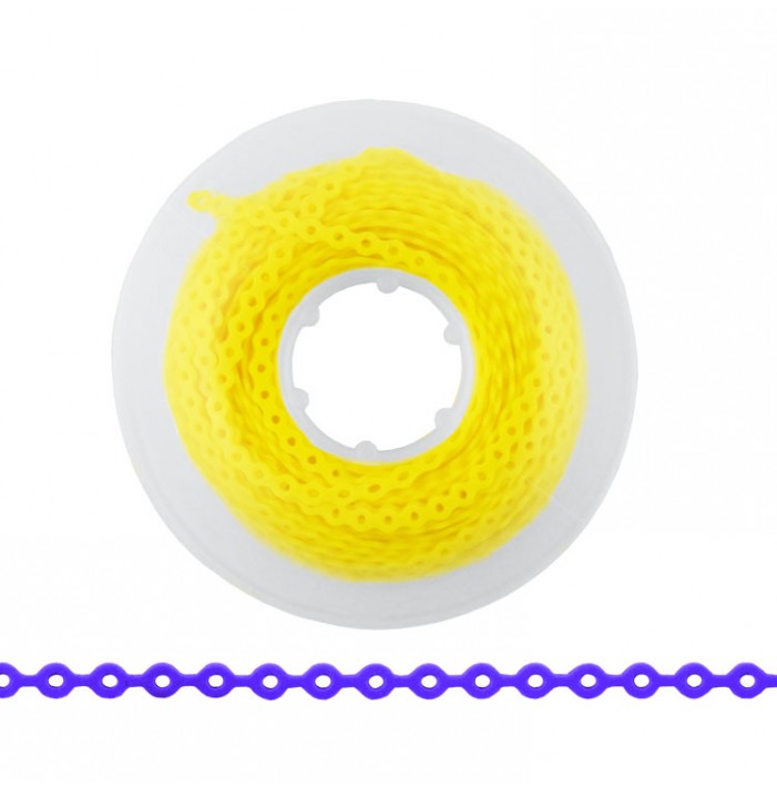ElastoMax elastomeric chain, latex free, long yellow (4.5m spool)