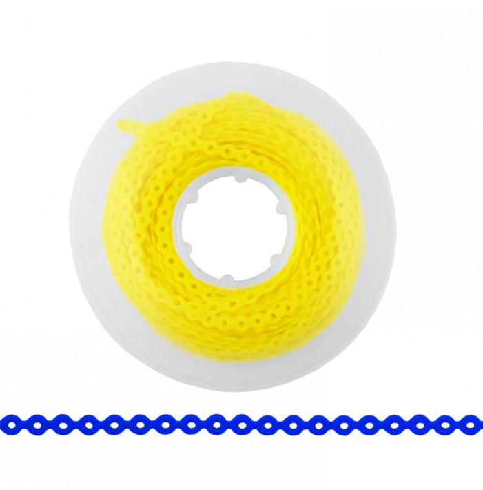 ElastoMax elastomeric chain, latex free, short yellow (4.5m spool)