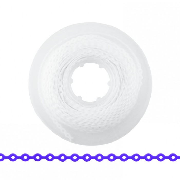 ElastoMax elastomeric chain, latex free, long white (4.5m spool)