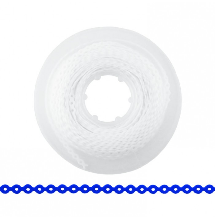 ElastoMax elastomeric chain, latex free, short white (4.5m spool)