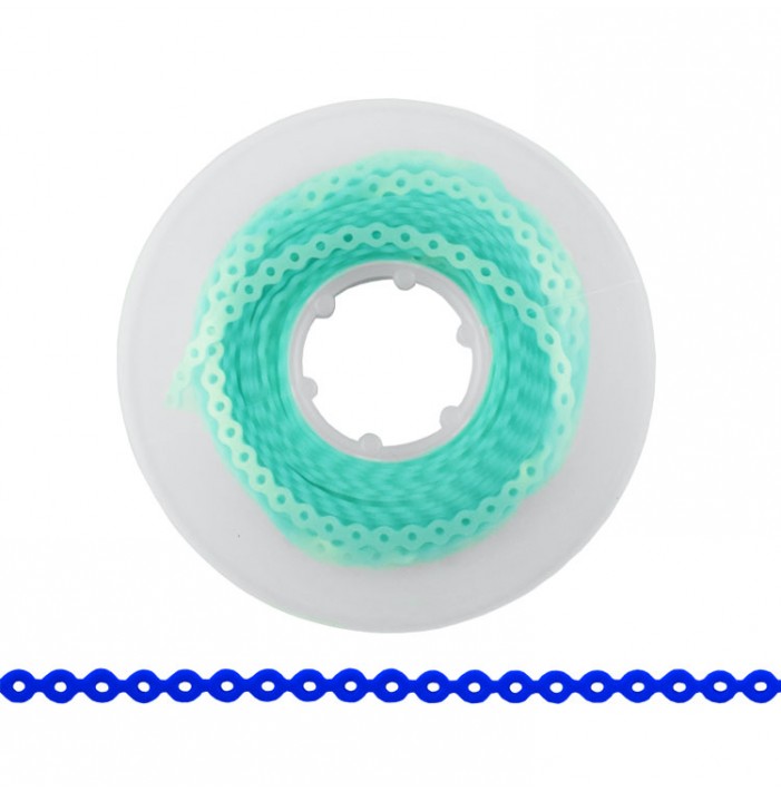 ElastoMax elastomeric chain, latex free, short pearl green (4.5m spool)