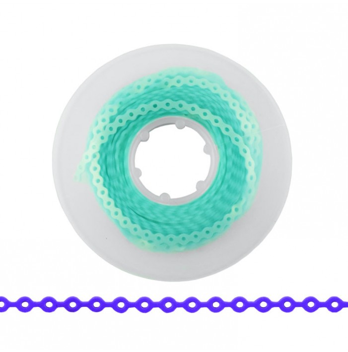 ElastoMax elastomeric chain, latex free, long pearl green (4.5m spool)