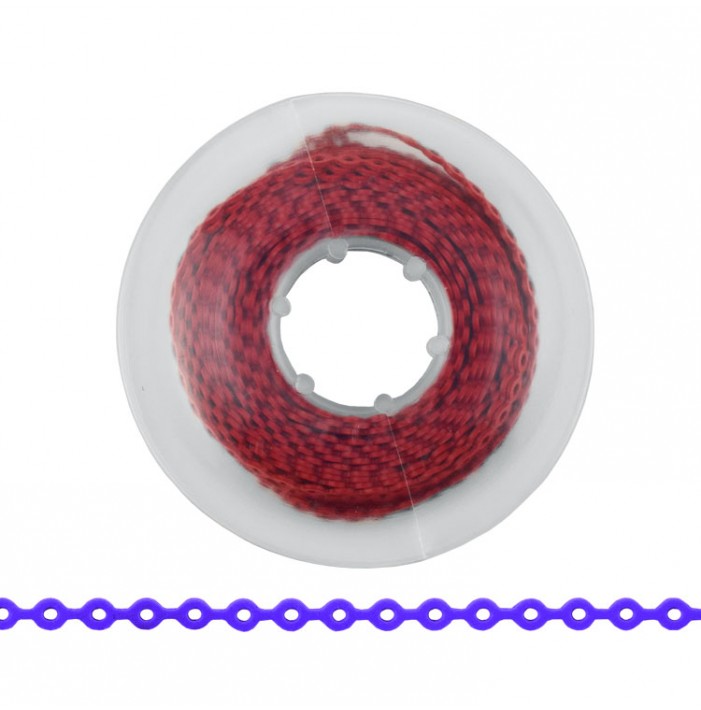 ElastoMax elastomeric chain, latex free, long red (4.5m spool)