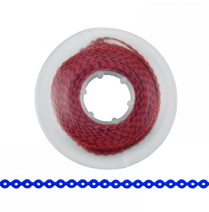 ElastoMax elastomeric chain, latex free, short red (4.5m spool)