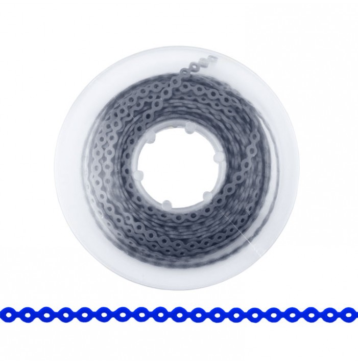 ElastoMax elastomeric chain, latex free, short gray (4.5m spool)