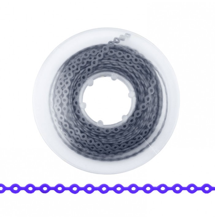 ElastoMax elastomeric chain, latex free, long gray (4.5m spool)