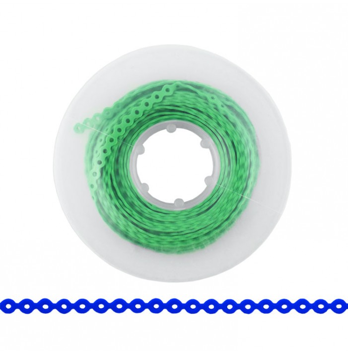 ElastoMax elastomeric chain, latex free, short spring green (4.5m spool)