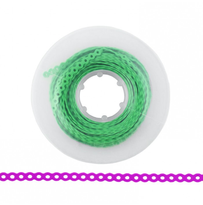 ElastoMax elastomeric chain, latex free, closed spring green (4.5m spool)