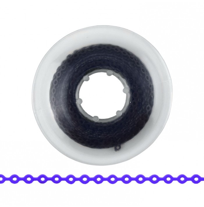 ElastoMax elastomeric chain, latex free, long black (4.5m spool)