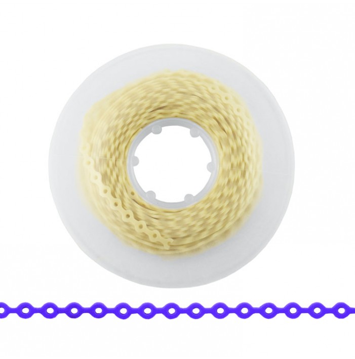 ElastoMax elastomeric chain, latex free, long tooth color (4.5m spool)
