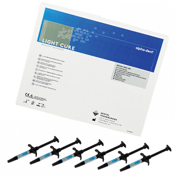 Alpha-Dent® Light Cure Band Adhesive Kit 6 x 5g Adhesive Syringes
