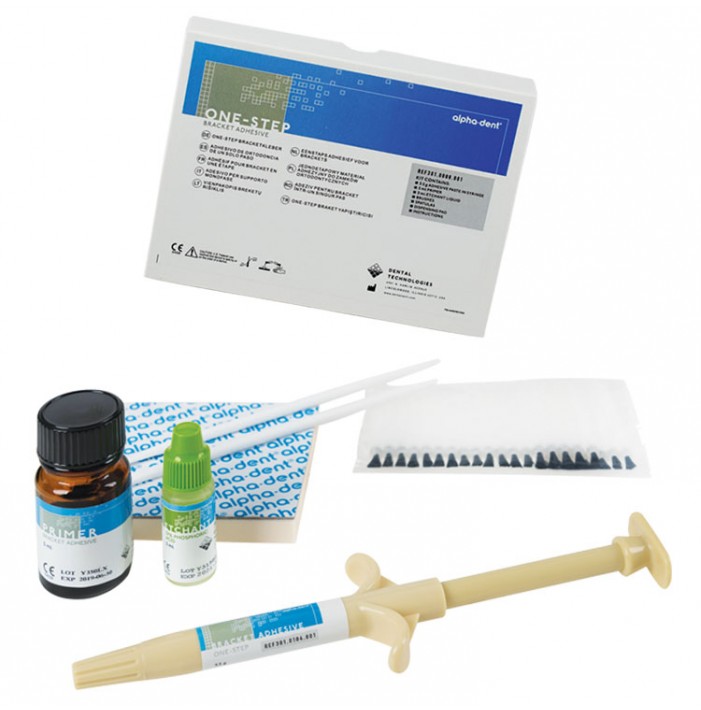 Alpha-Dent® 1 x 3.5g Adhesive Syringe, 5mL Primer, & 3mL Etch Liquid