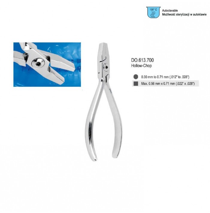 Pliers arch forming Hollow Chop Falcon