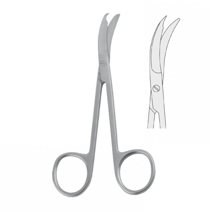 Scissors ligature Northbent 90mm