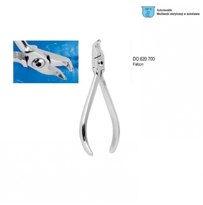 Pliers surgical ball hook crimping Falcon angled