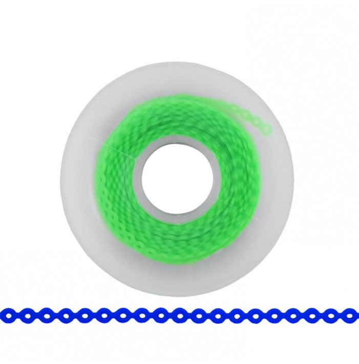 ElastoMax Uno elastomeric chain, short, light green (4.5m spool)