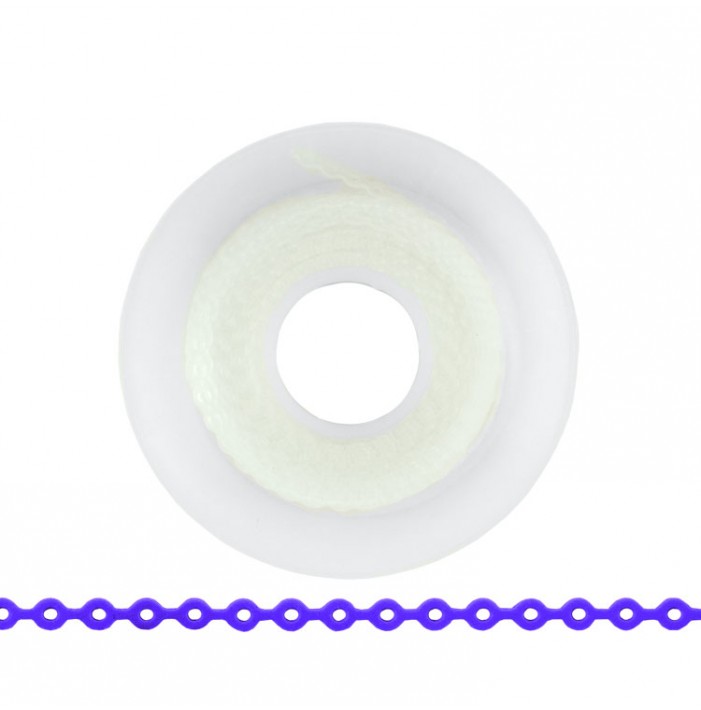 ElastoMax Uno elastomeric chain, long, clear (4.5m spool)