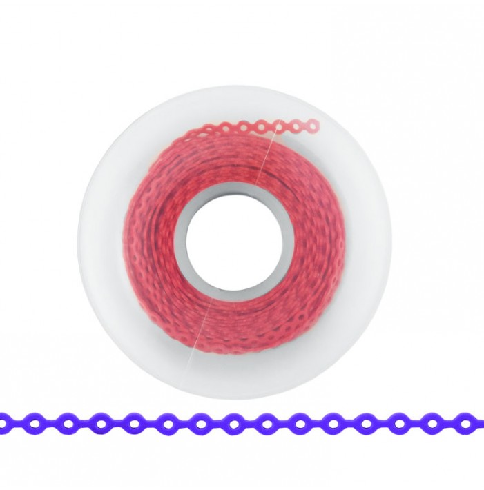 ElastoMax Uno elastomeric chain, long, fire red (4.5m spool)